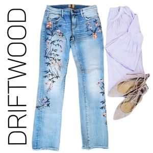 Driftwood Audrey Embroidered Jeans